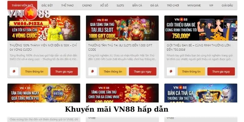 Trang chủ 217 Khuyến mãi liên tục tăng thưởng